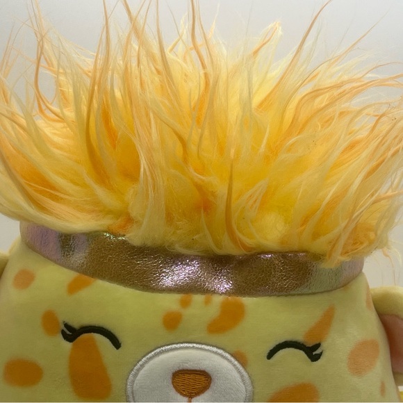 New Squishmallow Kellytoy Squish-DOOS 8" Lexi The Yellow Cheetah Plush W/Tags - Picture 9 of 15